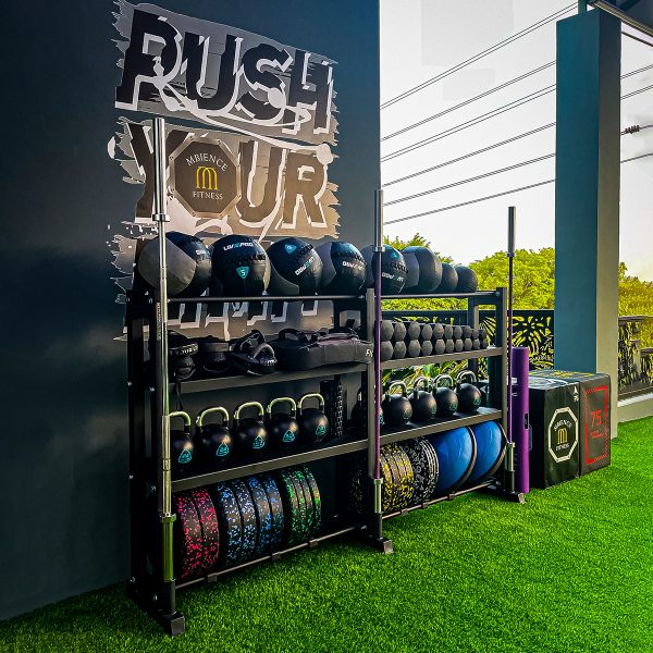 Movestorm Lite Multistorage Rack compact gym storage system