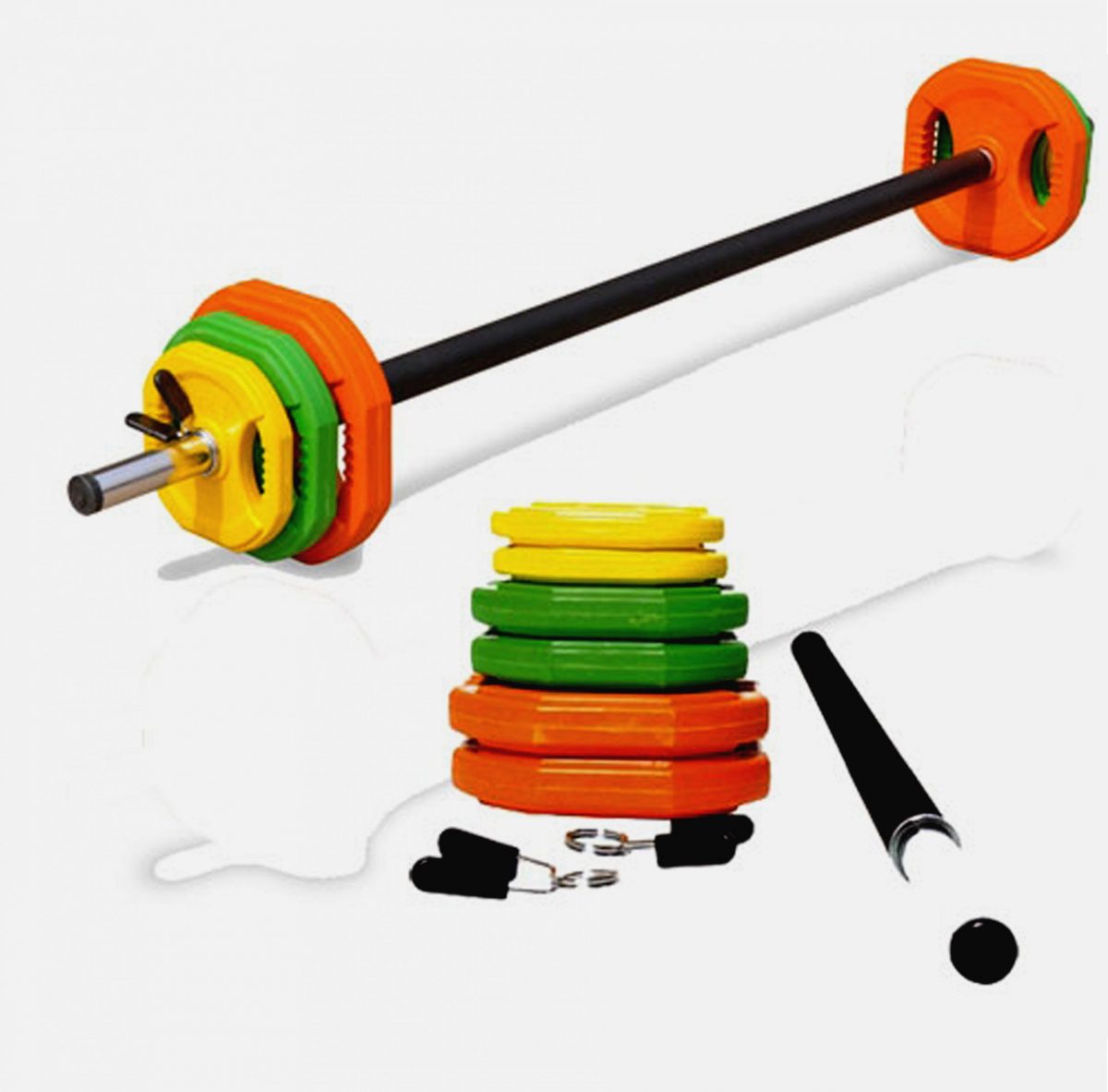 body pump and home fitness exercise