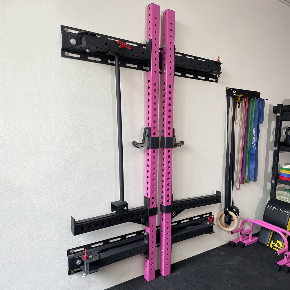 Flipping Support Rack Wallmounted Folding Rack heavy duty folding power rack