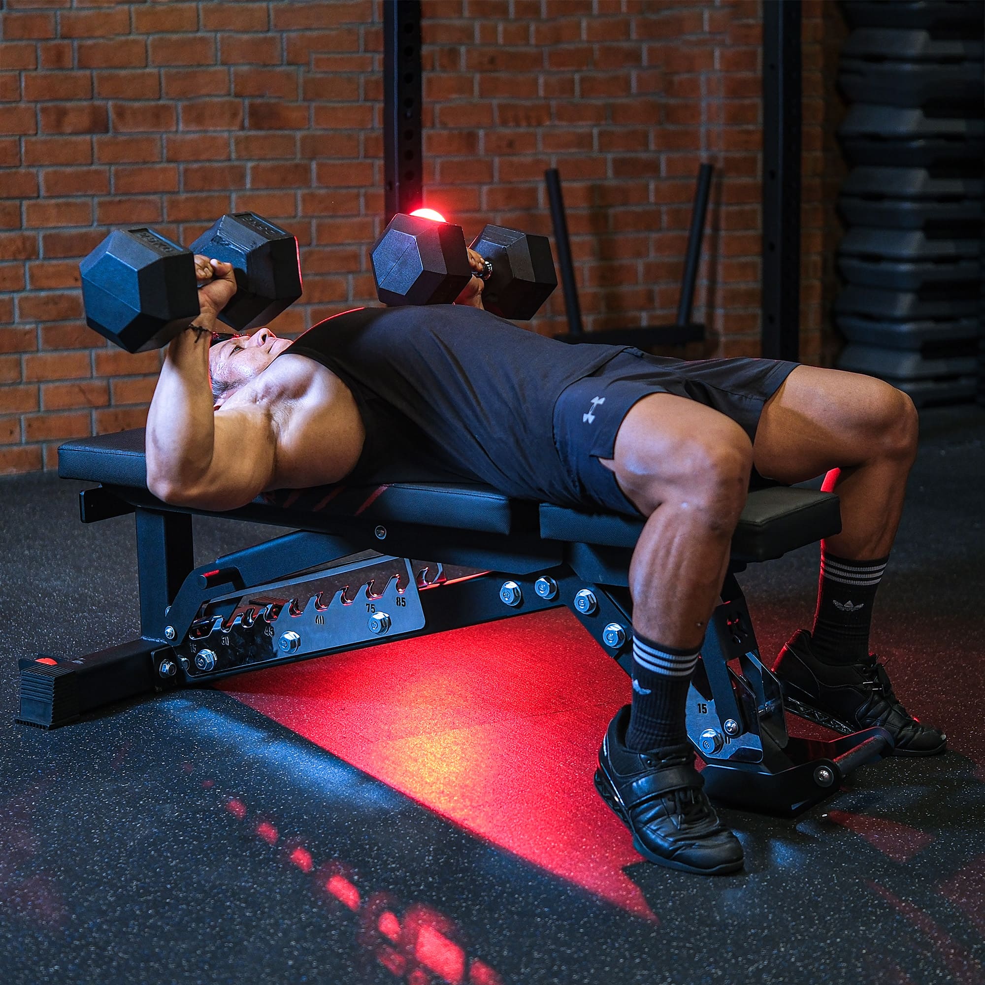 Raptor adjustable bench talent 2 Movestorm Raptor Adjustable Bench – multi-angle steel strength bench