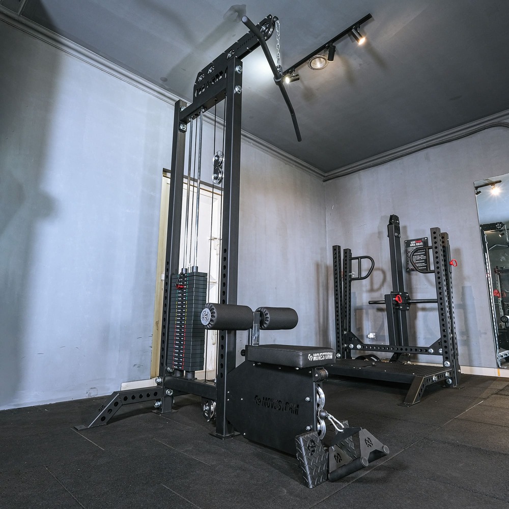 Raptor Lat Pull down main pict 1 Movestorm RAPTOR Lat Pulldown Machine with weight stack