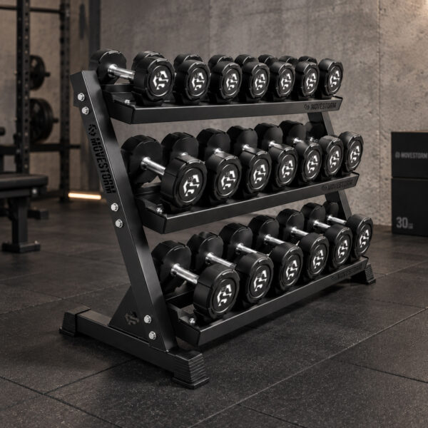 Ultimate Round Dumbbell Rack front view